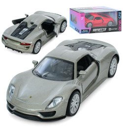 Машина AS-3093 (48шт) АвтоСвіт, Porsche 918 Spyder, метал, інерц, 12,5см, відчиняються двері,гумові