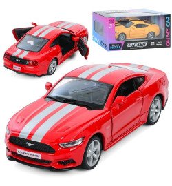 Машина AS-3101 (48шт) АвтоСвіт, Ford Mustang 2015, метал, інерц, 12см, відчиняються двері,гумові ко