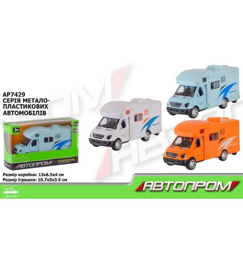 Машина мет. АВТОПРОМ арт. AP7429 (96шт/2)  короб.14,5*6*7см