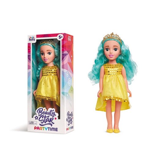 Лялька арт. KH40/004 (8шт) Beauty Star Party Time,лялька 46 см короб. 21*52*12см