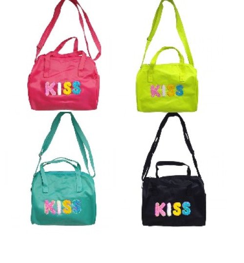 Сумка KISS арт. K12106 (100шт) мікс кольорів 27*18*14 см