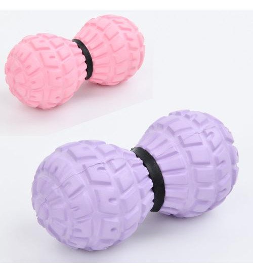 Спортивний інвентар MS 2484 (30шт) мас.нмяч,14-5,8-5,8см,75г,duoball-арахіс,для йоги/фітн,2кол,в ку