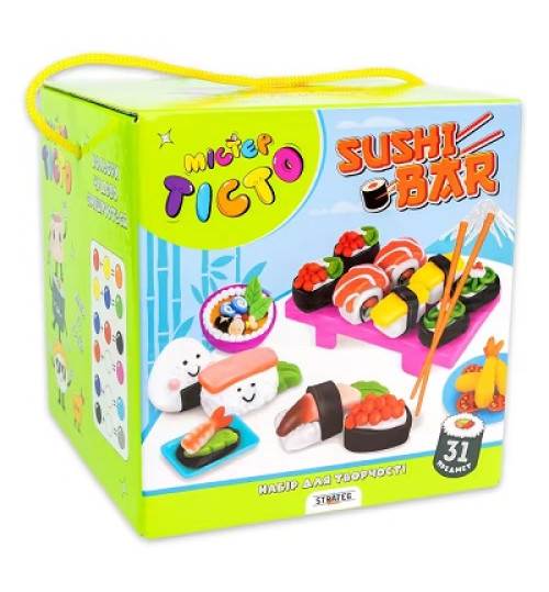 Набір для творчості Містер тісто Sushi Bar Strateg українською мовою (41013)